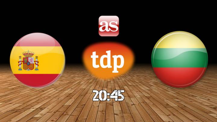 España vs Lituania en vivo y en directo online, partido Amistoso Internacional, hoy jueves 21/07/2016 a las 20:45h en As
