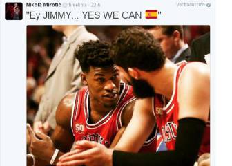 Mirotic y Butler se retan en las redes:
