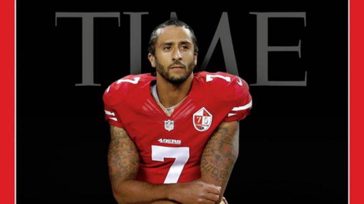 El gesto de Colin Kaepernick ocupa la portada de ‘Time’