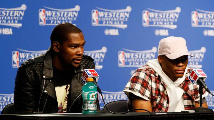Durant: "Quieren audiencia, que Westbrook y yo nos insultemos"