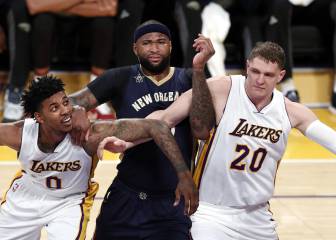 Unos rebeldes Lakers no evitan la 1ª de Cousins con los Pelicans