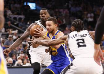 Curry y sus Warriors remontan ¡22 puntos! en San Antonio