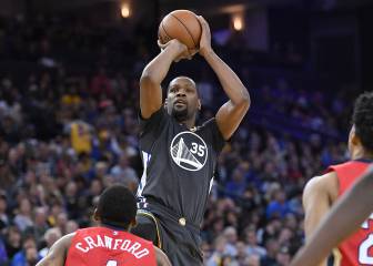 Vuelve Durant y los Warriors siembran el pánico: 14 seguidas