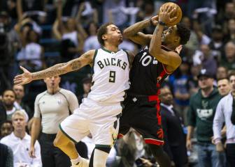 DeRozan resucita, Giannis patina y los Raptors respiran