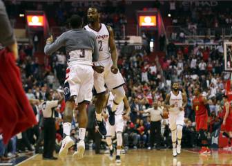 Wall marca la diferencia para los Wizards que se ilusionan
