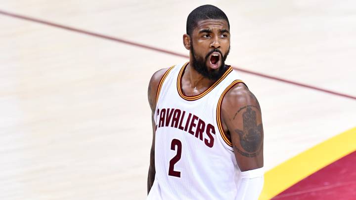 Irving en un partido con Cleveland