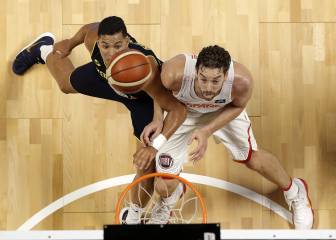 Los Gasol alegran el último partido en territorio español