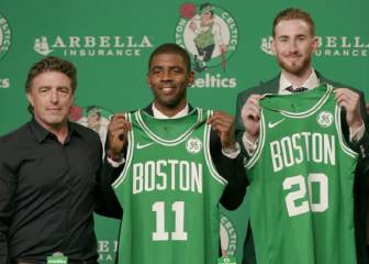 Irving, presentado en Boston: