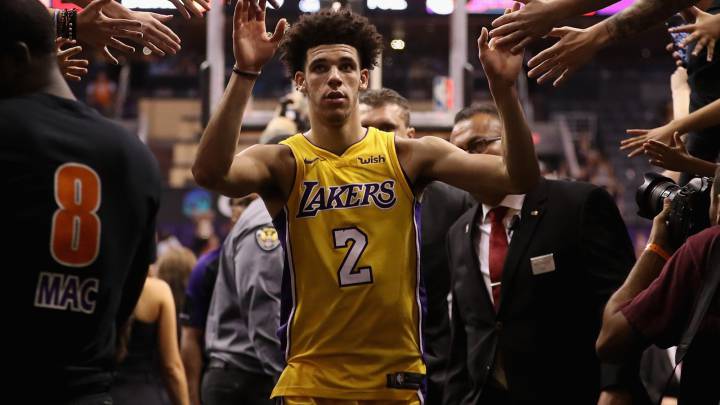 Primer gran show de Lonzo Ball: 29+11+9 y victoria de los Lakers