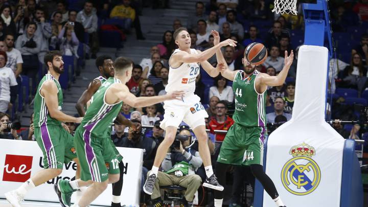 Jaycee Carroll, ante el Unicaja.