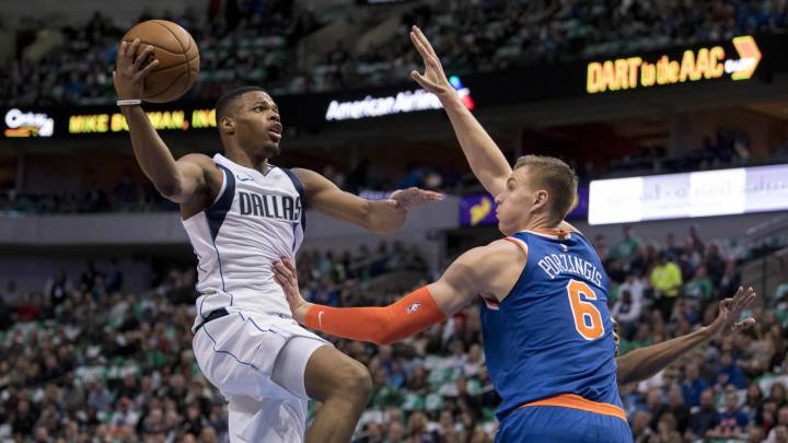 Porzingis (29) recupera su papel ante Dirk; Willy jugó 6 minutos