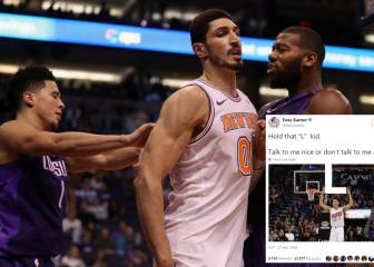 Kanter la vuelve a liar: ataca a Booker y discute con Dudley...