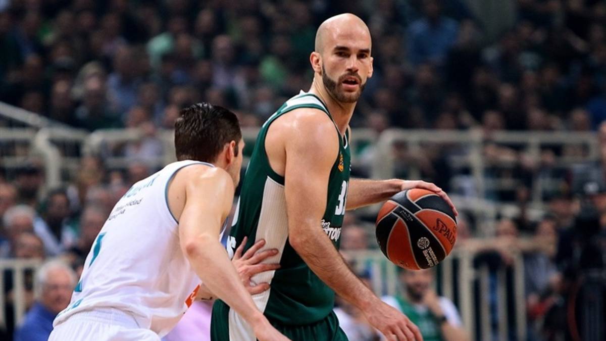Nick Calathes y Fabien Causeur Panathinaikos