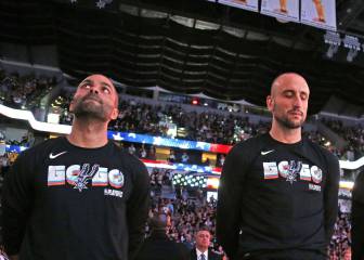 ¿Victorias de compañeros juntos en playoffs? Cosa de los Spurs...