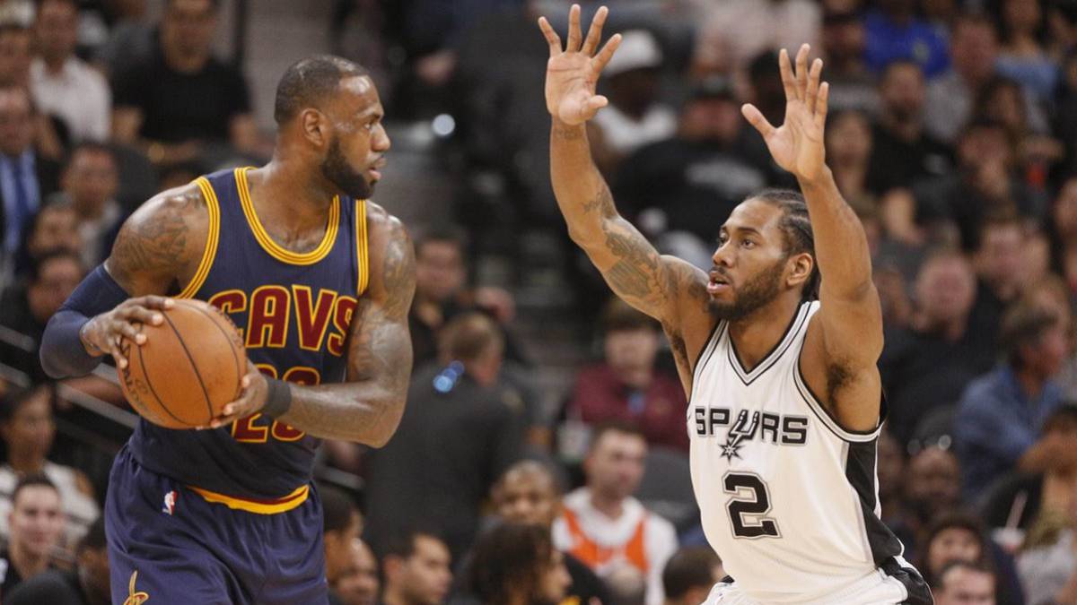 LeBron James y Kawhi Leonard