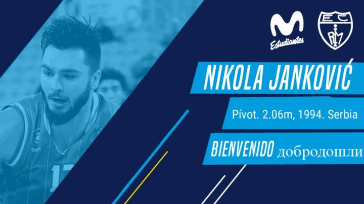 El Estudiantes ficha al pívot serbio Nikola Jankovic