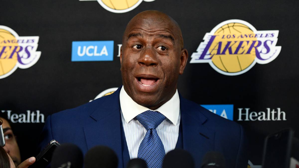 Magic Johnson, presidente de los Lakers, dio detalles sobre su reunión con LeBron James antes de ficharle.