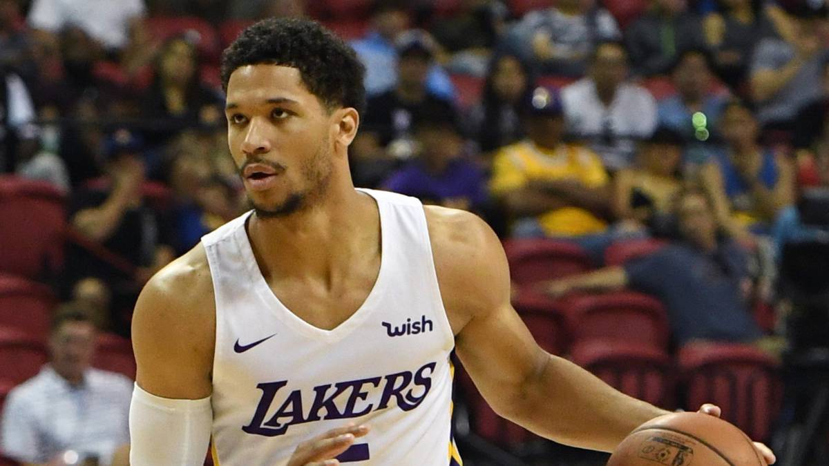 Josh Hart, de los Lakers, durante la Summer League.