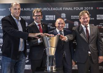 El trofeo de la Euroliga se podrá visitar en Vitoria hasta el día 22