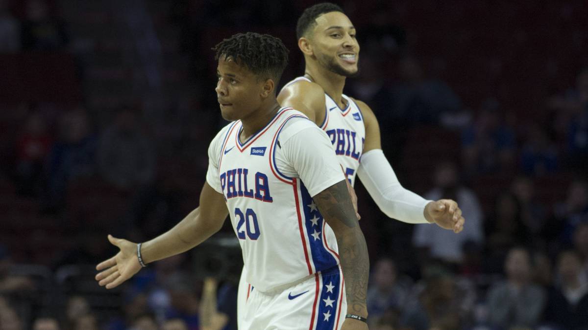 Markelle Fultz y Ben Simmons