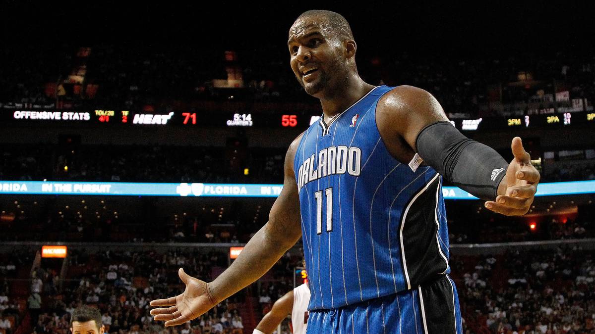 Glen Davis, durante su etapa en los Orlando Magic.