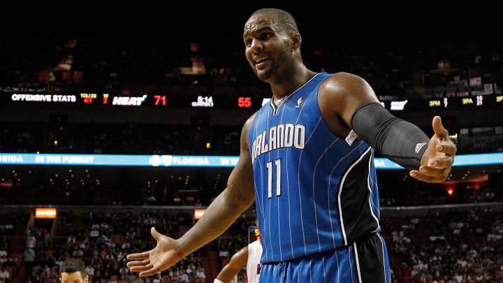Glen Davis, durante su etapa en los Orlando Magic.