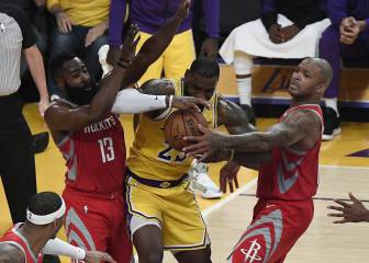Los Rockets de Harden son demasiado para LeBron James
