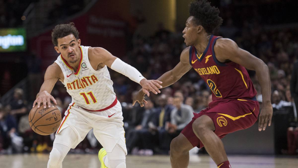 Trae Young y Collin Sexton
