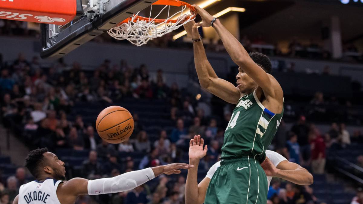 Los Bucks (5-0) vuelan ante unos Timberwolves en situación límite