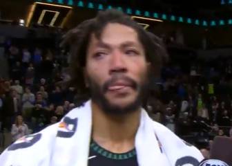 La imagen del año en NBA: D-Rose rompe a llorar tras 50 pts