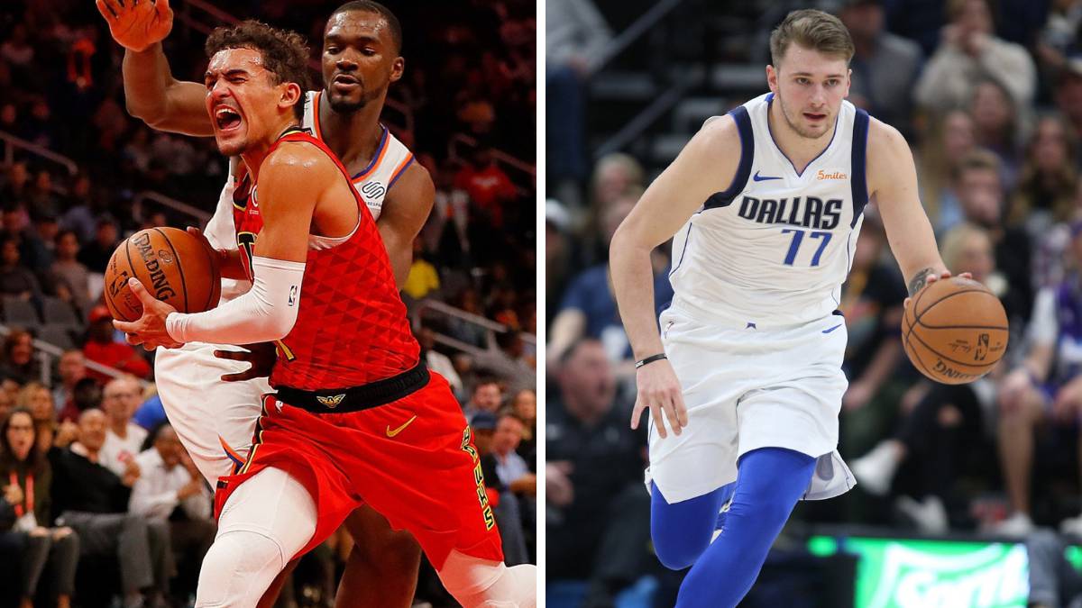 Trae Young y Luka Doncic.