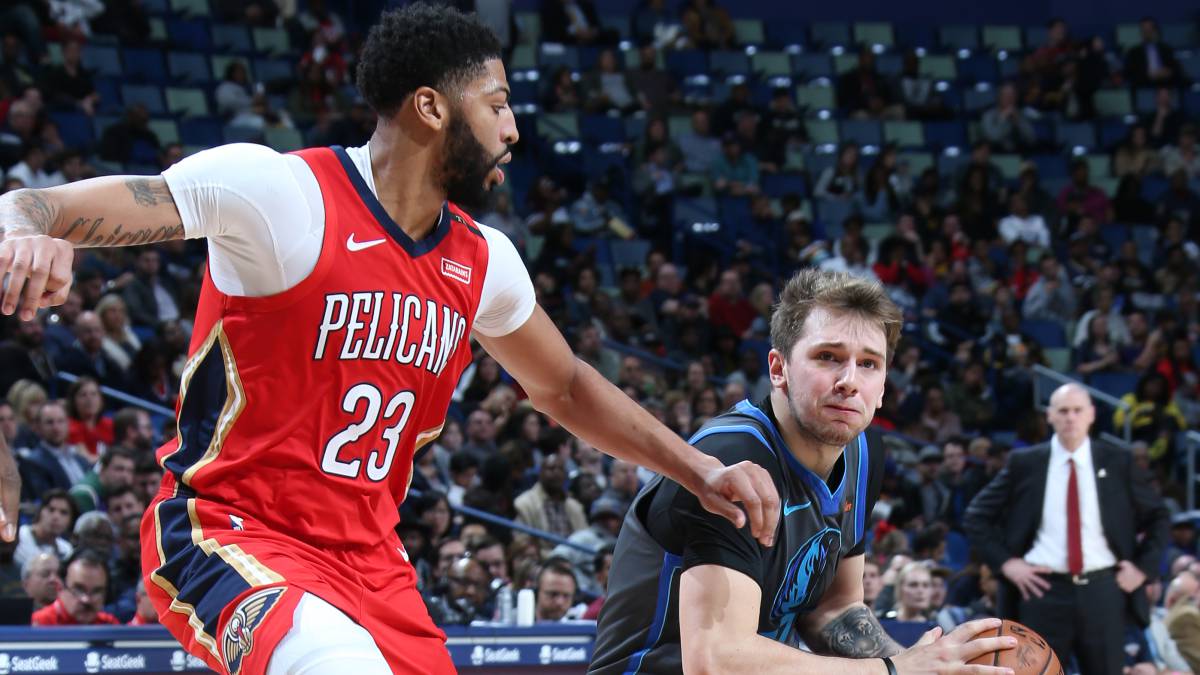 Anthony Davis y Luka Doncic