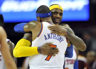 LeBron descartó ir a los Knicks por el trato que recibió Carmelo