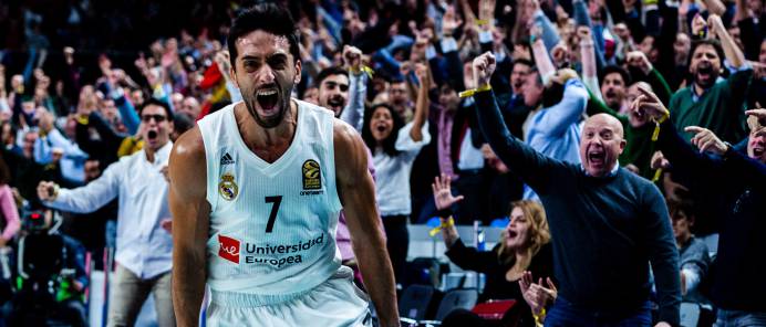 Facundo Campazzo, en éxtasis.
