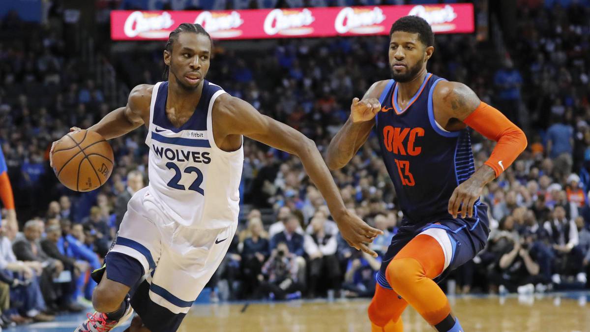 Los Wolves ganan en Oklahoma con el mejor Wiggins del año