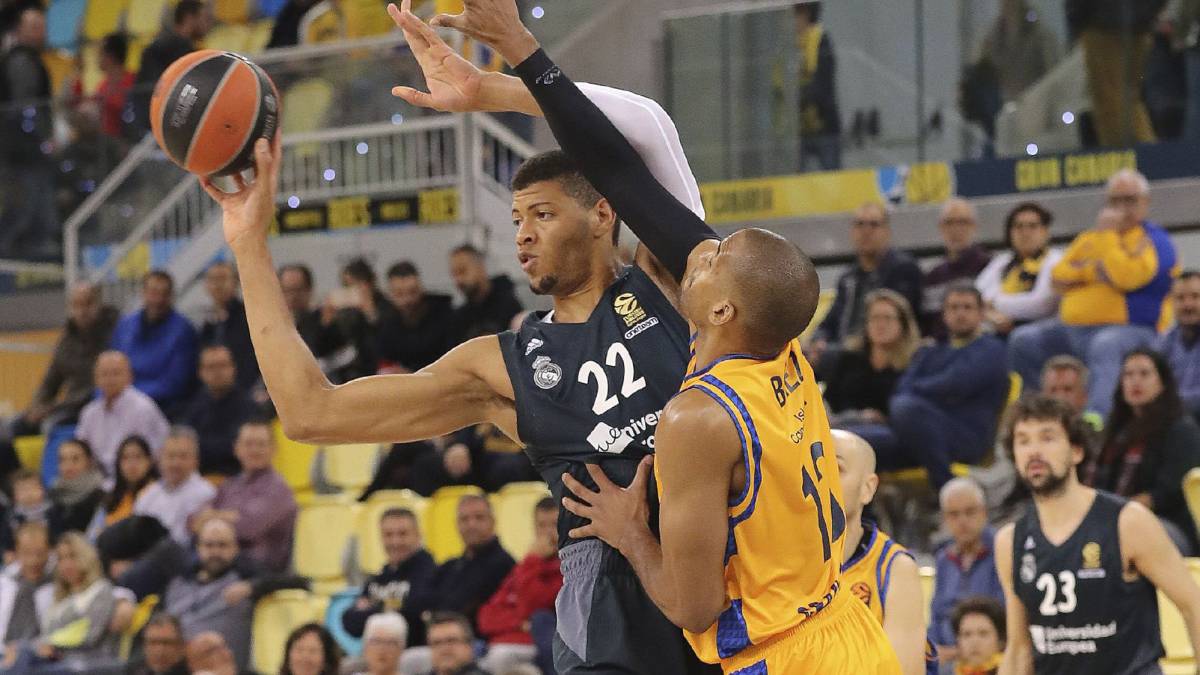 Resumen del Gran Canaria-Real Madrid, Euroliga 2018/19 (67-75): Un Madrid gris se acerca al líder