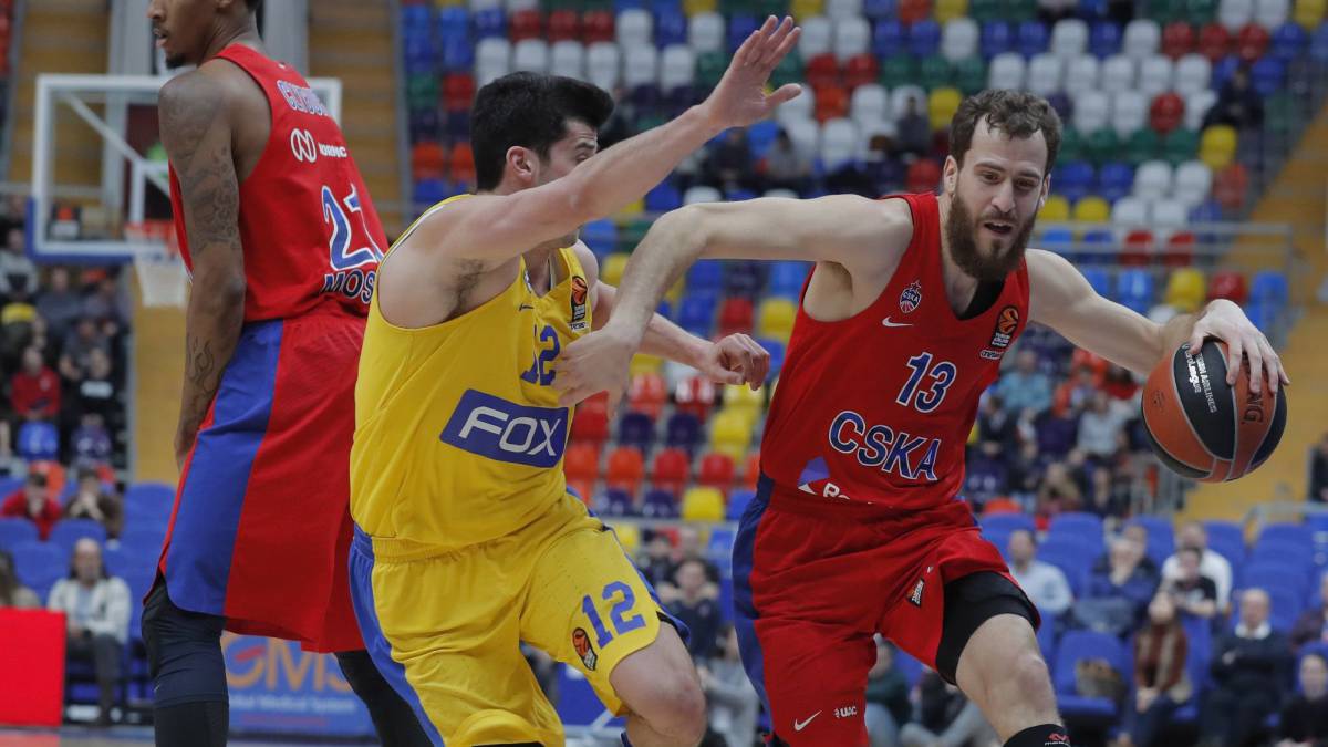 EL CSKA cae en casa ante el Maccabi y se descuelga del líder