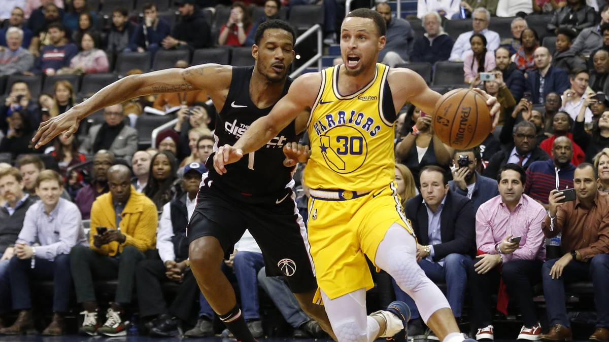 Curry (38) corta de raíz la buena racha de los Wizards