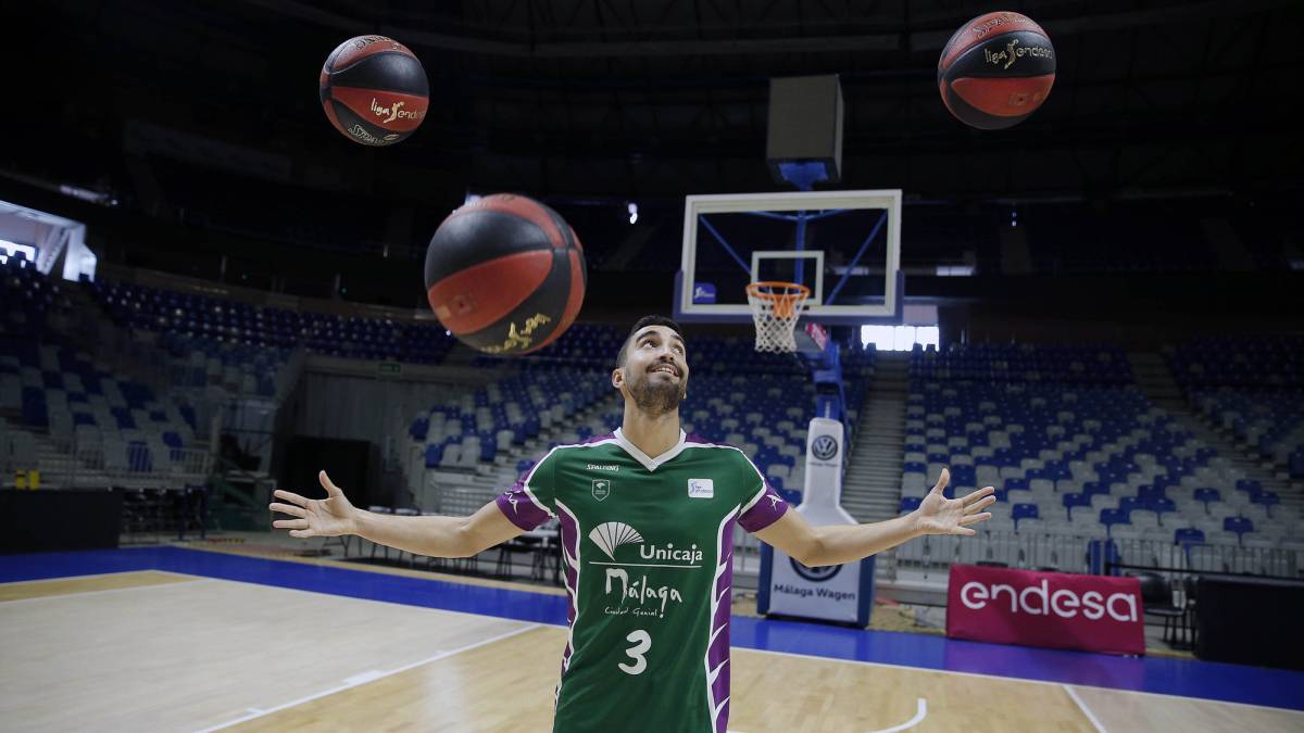 Jaime Fernández, jugador del Unicaja Málaga.