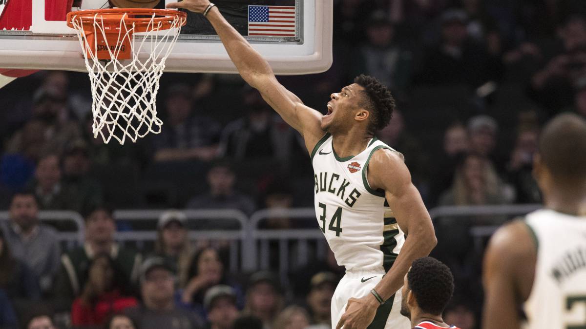 Giannis y compañía destrozan a los Washington Wizards