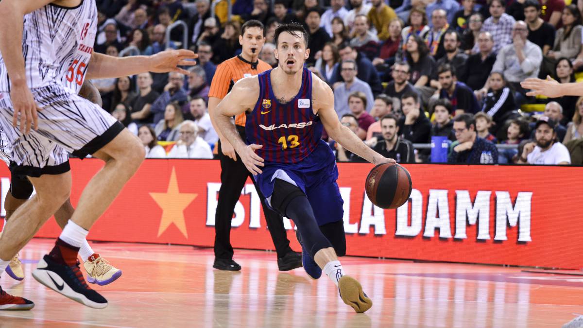Heurtel, durante un partido del Barça.