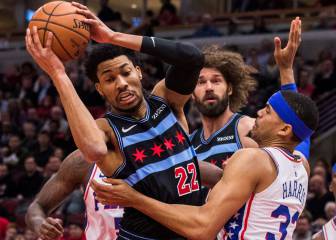 Un Bulls-76ers curioso: se sigue jugando mientras Otto Porter ya pasaba el control antidopaje
