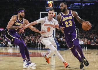Nuevo desastre de Lakers: los Knicks les remontan al límite