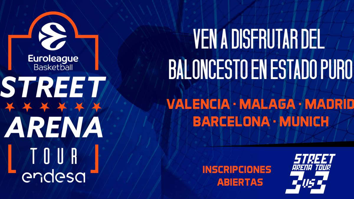 La Euroliga y Endesa presentan el Street Arena Tour