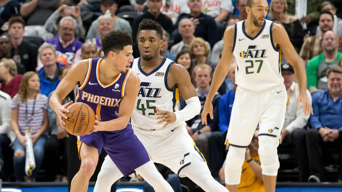 Récord de mates de Gobert y 59 puntos para Booker en Utah