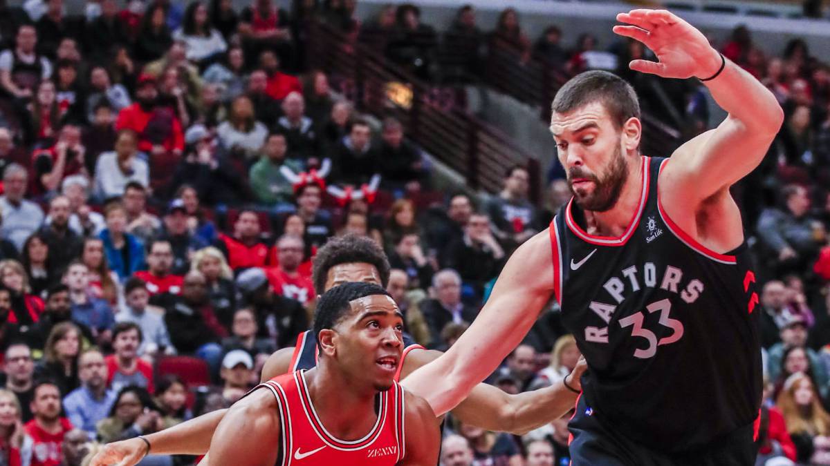 Marc e Ibaka comparten por primera vez titularidad y los Raptors arrasan