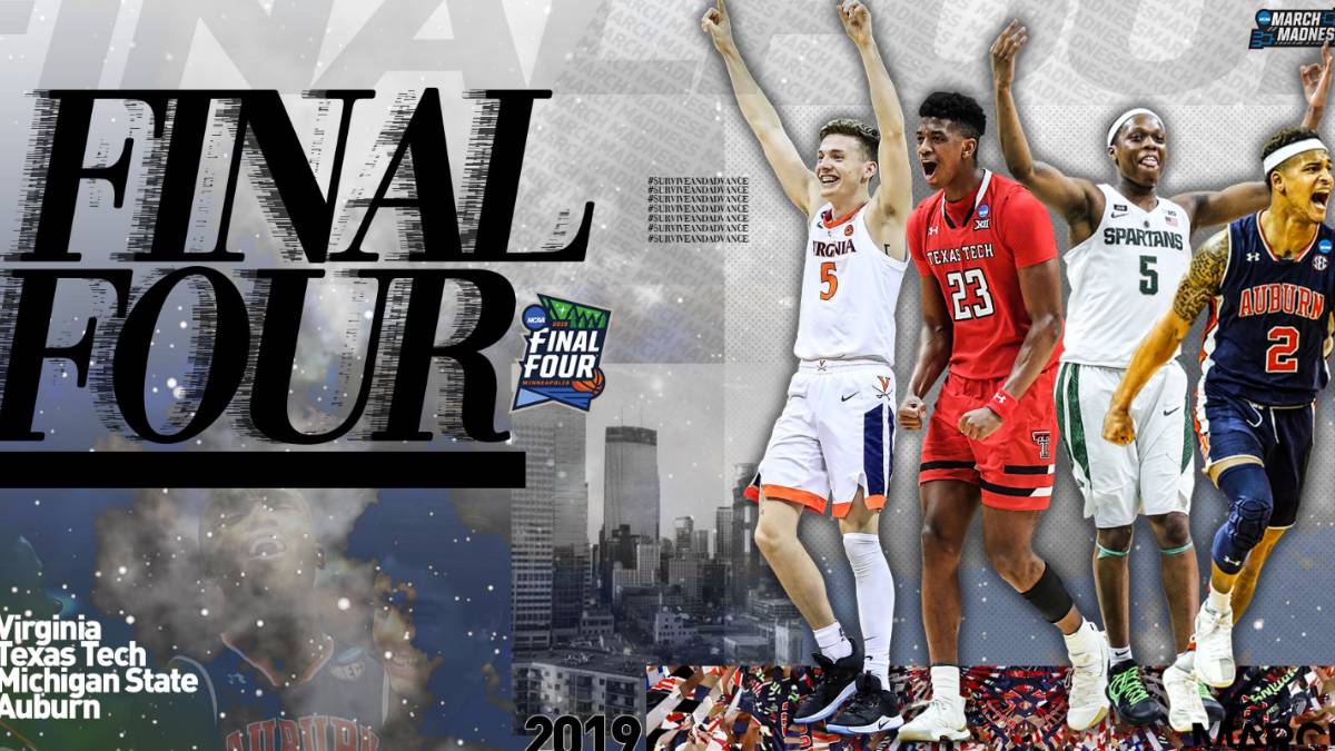 Ya hay Final Four: Michigan State, Auburn, Texas Tech y Virginia