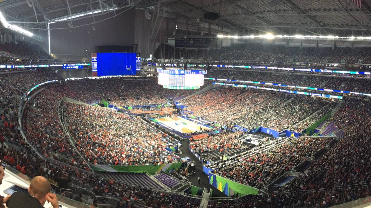 Final Four: cortinas de 4,7 millones para cubrir el US Bank