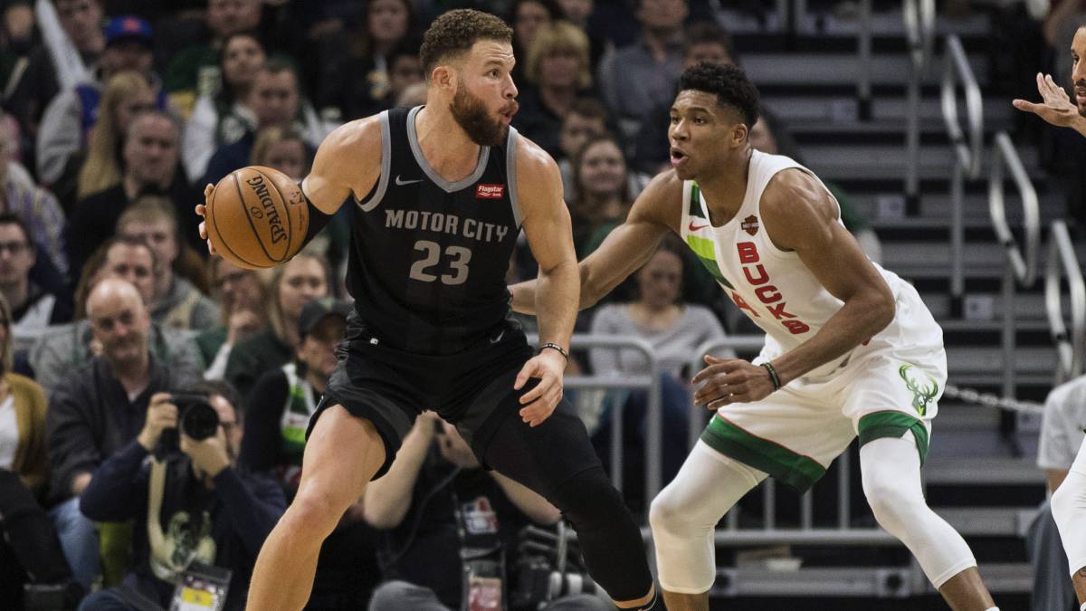 Bucks-Pistons: Antetokounmpo inicia su camino por el cetro