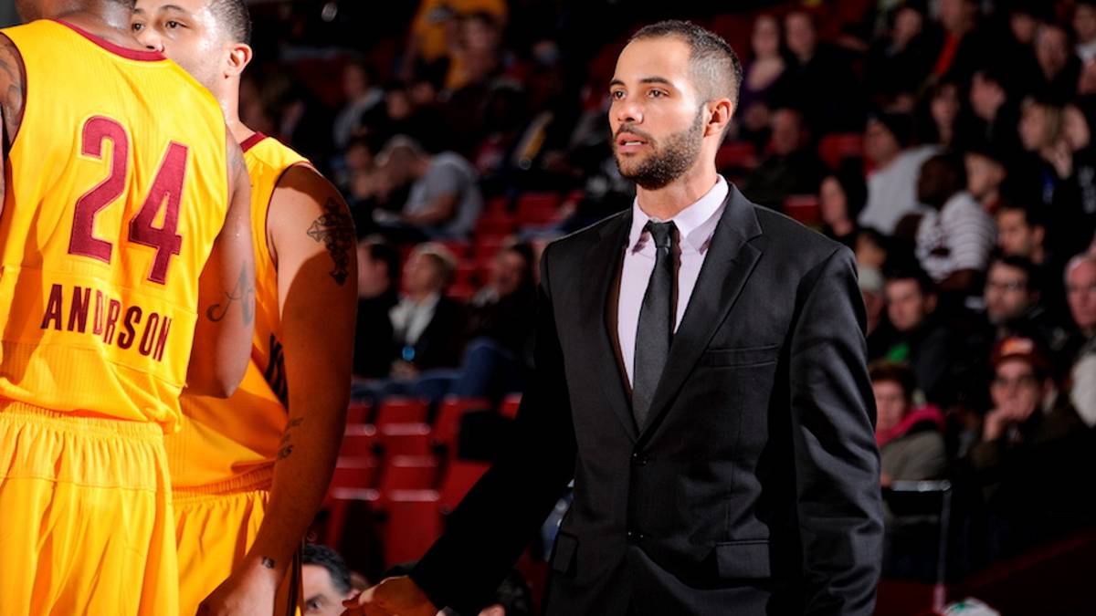 Jordi Fernández, durante su etapa como entrenador de los Canton Charge.
